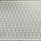 1 Yard Silver Corded Bridal Lace Fabric Embroidered on Polyester Net Mesh for Couture Wedding and Evening Gowns – 54"